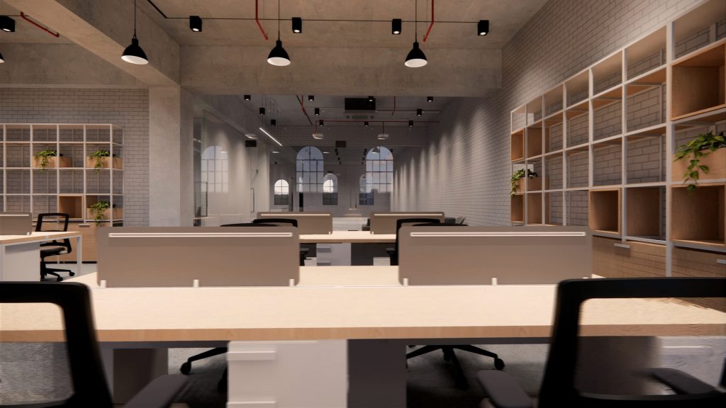 3D office design interior