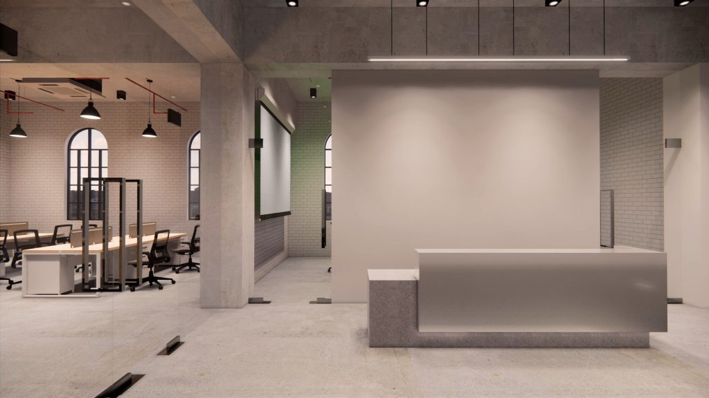 3D office design interior